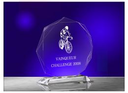 Trofeo Metacrilato Bicicleta